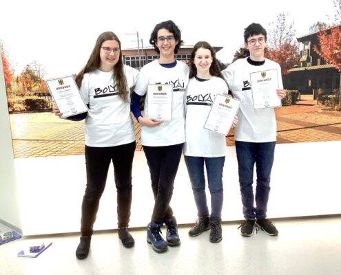 Team Vierstein (Johanna Möbius, Dávid Groniewsky, Marianne Coutaz, Felix Henze)